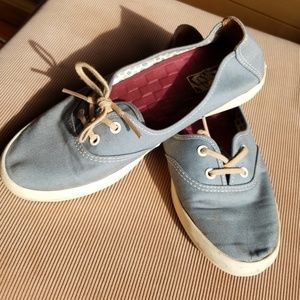 Vans Off The Wall blue Slip-ons